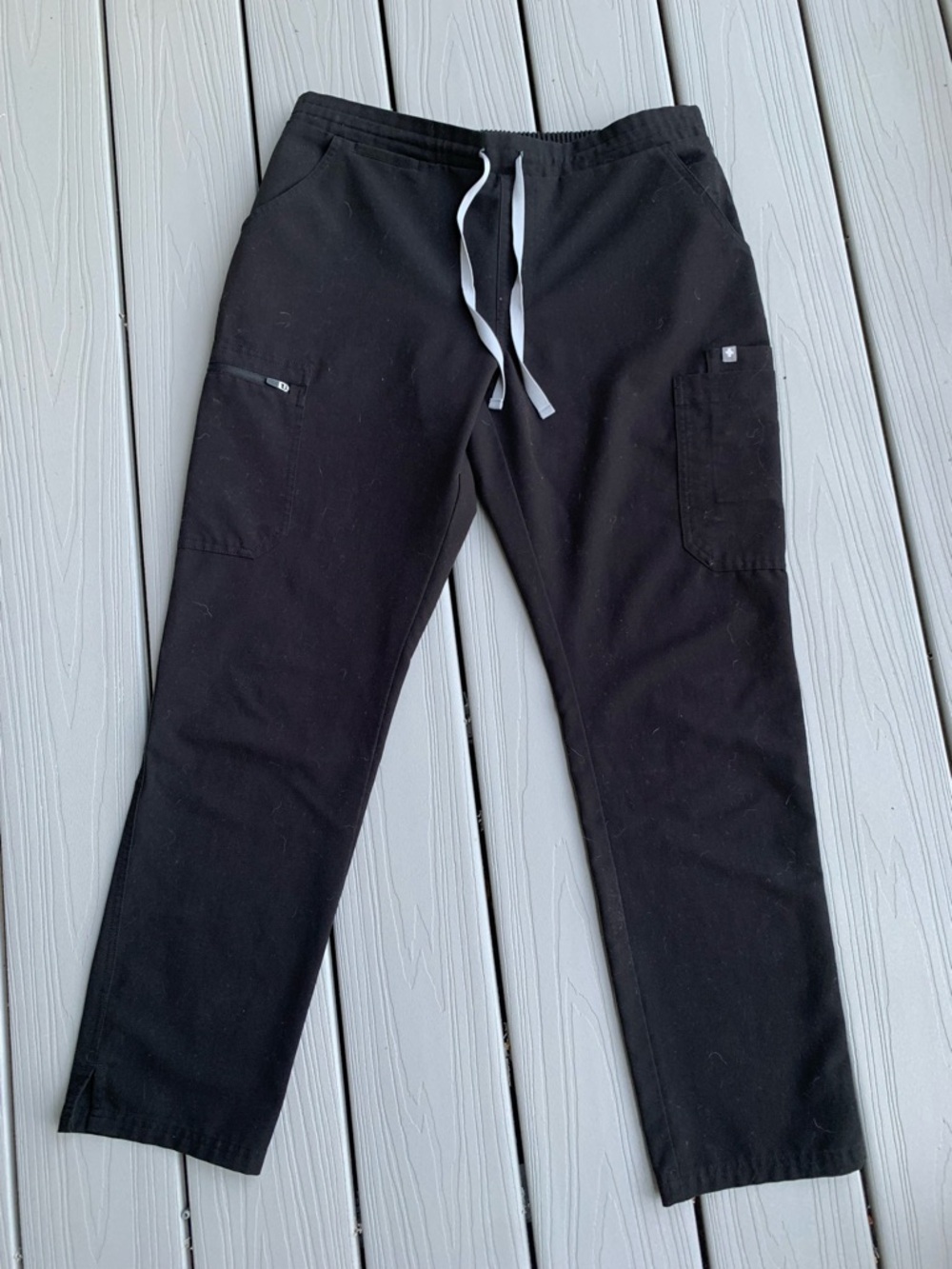 Figs Women’s Black Drawstring Scrub Pants